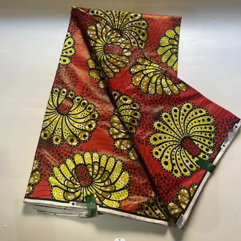 восковая ткань Анкары 2023 высококачественная африканская восковая ткань Grand 100% хлопок мягкий африканский гарантированный настоящий воск для платьев