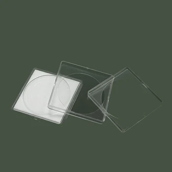 1 Шт./PCCB Квадратная Монета, капсула, держатель для монет, пластиковый чехол с губкой, кольцо для прокладки 16-41 мм