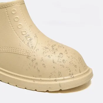 2022 Новая Мужская Уличная Нескользящая Походная Обувь Shaxi, Непромокаемые ботинки для Рыбалки, Черная Рабочая обувь, Прочная Водонепроницаемая Резиновая Обувь Для Рыбалки