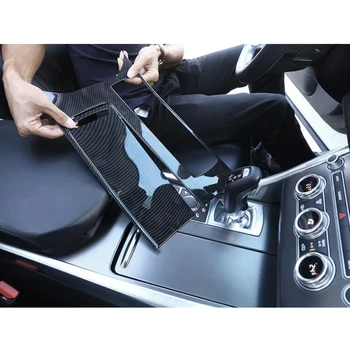 YAQUICKA Автомобильная Центральная Консоль Коробка Переключения Передач Панель Рамка Накладка Наклейка Для Land Rover Range Rover Sport 2014-17 Автостайлинг