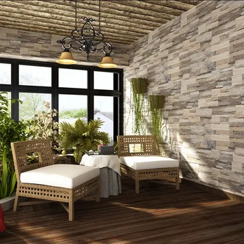 beibehang 3D обои дерево кирпич узор обои ПВХ камень дизайн обои винтажный стиль papel de parede для домашнего декора