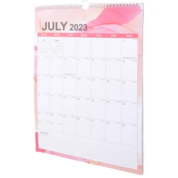 Английский календарь 2023-2024, прочный для ежедневного использования, настенный год, висящий на стене 2024