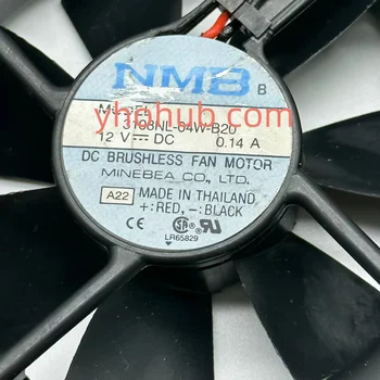Двухпроводной серверный вентилятор охлаждения NMB-MAT 3108NL-04W-B20 DC 12V 0.14A 80x80x20 мм