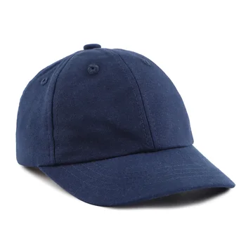 Детская бейсболка для мальчиков, летняя джинсовая шапка для малышей, уличная модная кепка дальнобойщика, однотонная детская солнцезащитная кепка Snapback