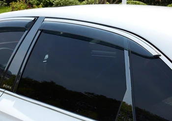 Для Honda Crosstour 2011 2012 2013 2014 2015 2016 Пластиковый внешний козырек Вентиляционные шторы окно Защита От Солнца и Дождя Дефлектор 4 шт.