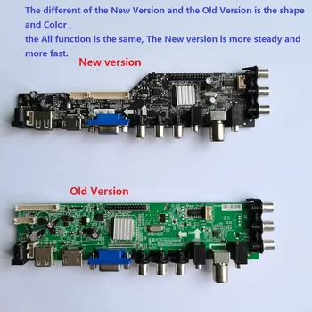 Для LTN154AT01 HDMI-совместимый светодиодный USB VGA AV ТВ плата контроллера драйвер цифровая панель DVB-T DVB-T2 1280x800 Дисплей AV пульт дистанционного управления