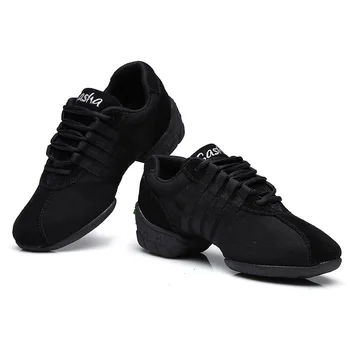 Женские кроссовки, танцевальная обувь, Спортивная Современная сетчатая обувь для фитнеса, Дышащая Женская Легкая Удобная обувь для танцев
