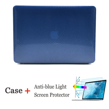 Жесткий чехол в виде сот для Macbook Air 13 Pro 13,3 M1 M2 Pro 14 2023, чехол для ноутбука с защитой от синего света