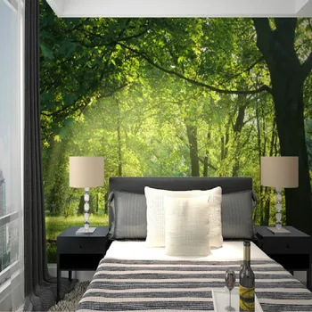 Пользовательские 3D Фотообои для леса и сада, Фотообои с природным пейзажем, Обои для гостиной, обои для спальни, Обои для стен