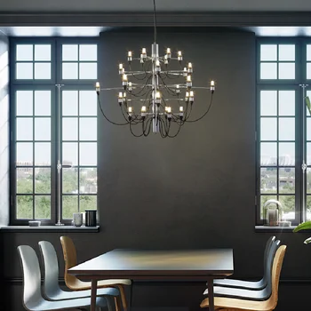 Постмодернистский минималистский светильник роскошная люстра творческая личность вилла гостиная столовая спальня дизайнерская люстра