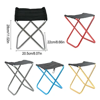 Складной стул из ткани Оксфорд, сиденье для кемпинга на открытом воздухе с сумкой для хранения