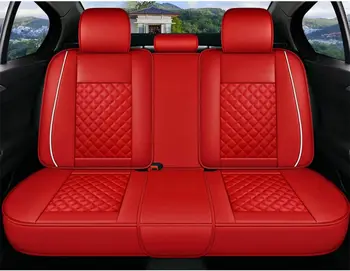 Чехол для автокресла, полный комплект Для Volvo V70 1997-2016, Кожаная Роскошная Защитная подушка для сиденья, Аксессуары для интерьера