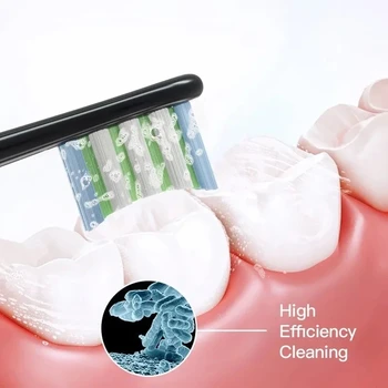 12 Шт. Насадки для зубных щеток, подходящие Для Электрической зубной щетки Oclean Sonic X/X PRO/Z1/F1/One/Air 2/SE С Мягкой Вакуумной щетиной