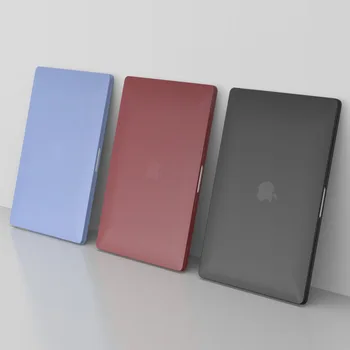 2021 Новый Чехол для ноутбука Macbook M1 Air Pro/Max 16 14 13 дюймов с чипом A2442A2485A2179A2337A2338A2289 Touch bar/ID 11 12 15 дюймов чехол