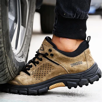Diansen 2023 Промышленная Рабочая Обувь Строительная Мужская Противоударная Защитная Обувь С Защитой От проколов Мужские Кроссовки Со Стальным Носком Защитная Обувь