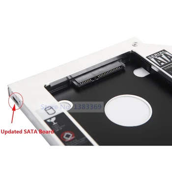 NIGUDEYANG 2nd Жесткий диск SATA HDD SSD Чехол Лоток Оптический отсек Caddy Рамка Адаптер для HP 250 255 350 355 G1 G2 G3 G4 G5 G6