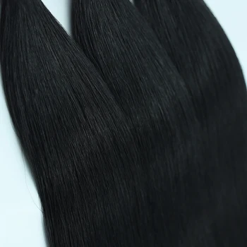 YunRong Длинные Прямые Пучки Волос Для Наращивания 1B Черные 30 Дюймов Синтетический Уток Оптом Для Женщин Прямые Волосы От Корней до Кончиков
