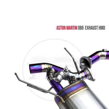 Выпускная труба из титанового сплава, коллекторная водосточная труба, подходит для электронного клапана автоматической модификации Aston Matin DB9
