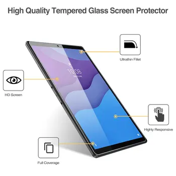 Закаленное стекло для Lenovo Tab M10 HD (2-го поколения) 10,1 2020 TB-X306X, TB-X306F, TB-X306L, Защита экрана планшета от царапин