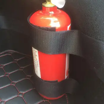 Наклейка на автомобильный огнетушитель 4x10 шт., Универсальный автомобильный ремень для хранения в багажнике, Волшебная лента, Нейлоновая лента, Сетчатый бинт