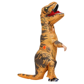 детский костюм на Хэллоуин, большой костюм динозавра для косплея, надувной костюм, маскарадный костюм, забавный надувной костюм динозавра