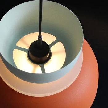 SANDYHA Nordic Macaron Подвесной Светильник Lampara Colgante Techo Sospensione Красочный Бар Гостиная Столовая Спальня Подвесное Освещение
