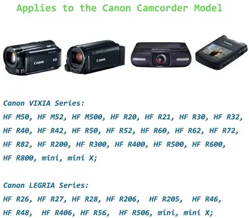 USB-кабель CA110 для Зарядки Видеокамер Canon VIXIA HF M50 M52 M500 R20 R32 R40 R50 R62 R500 R600