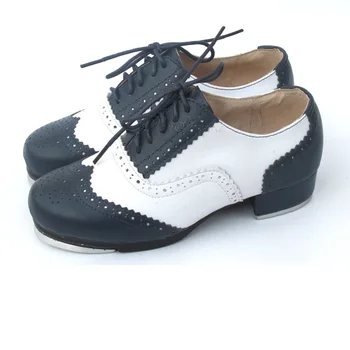 Кожаные кроссовки, обувь для степ-танцев с блокировкой цвета Для детей и мужчин, Женская спортивная обувь для чечетки, прямые танцевальные туфли из воловьей кожи