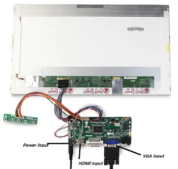Комплект для B101AW02 V0/V3 TP/V3 Панель дисплея ЖК светодиодный HDMI + DVI + VGA 10,1 