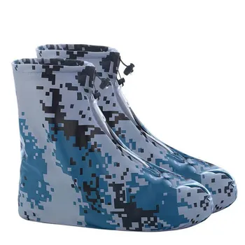 Новая Женская Модная Непромокаемая Обувь, Защитные Чехлы Для мужской обуви, Уличные ботинки Унисекс, Толстые Многоразовые Непромокаемые ботинки