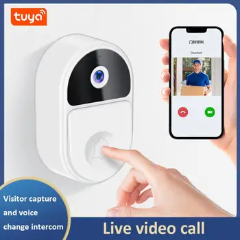 Новый Видеодомофон Tuya WiFi Открытый IP65 Водонепроницаемый Беспроводной Домофон Камера С батарейным питанием Умный Домофон Дверной Звонок Securi