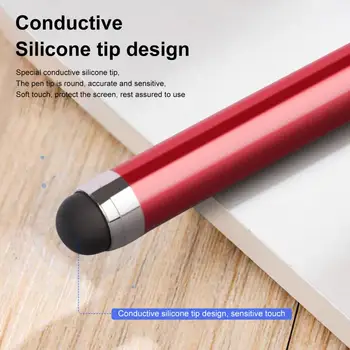 Ручка с сенсорным экраном Новый алюминиевый привлекательный легкий стилус с клипсой для ежедневного использования Емкостная ручка Ручка с сенсорным экраном