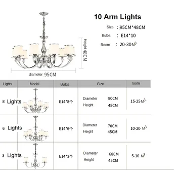Хромированная современная люстра для гостиной, спальни, светодиодный светильник, Хрустальная лампа E14, Светодиодное освещение