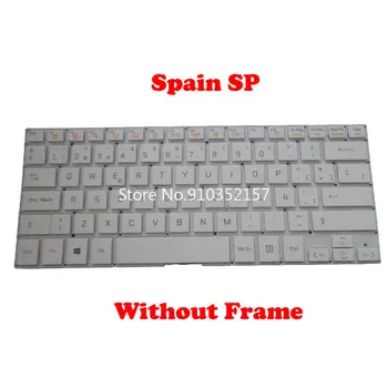 Черно-Белая клавиатура для LG 14U380 14U380-E LG14U38 14UD380 BR Бразилия Испания SP Корея KR Соединенные Штаты США БЕЗ рамки