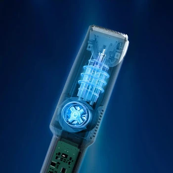 Электрический Триммер для волос Rushan, автоматический Триммер для сбора детских волос, Немой IX7, Водонепроницаемая Съемная керамическая режущая головка