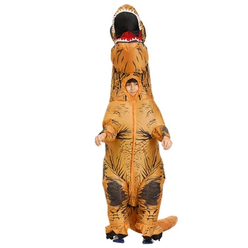 детский костюм на Хэллоуин, большой костюм динозавра для косплея, надувной костюм, маскарадный костюм, забавный надувной костюм динозавра