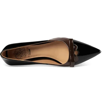 【JOCHEBED HU】 Размеры 33-43, женские туфли на каблуке из натуральной кожи с узлом-бабочкой, модные пикантные клубные вечерние туфли на высоком каблуке