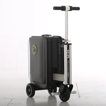 Бесплатная доставка Airwheel Smart Rideable Чемодан Багажные чехлы Электрический Телескопический Мотороллер SE3 S