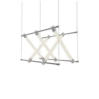 Люстра для столовой простые современные минималистичные линии, скандинавский светильник для обеденного стола, креативная барная стойка, роскошная Потолочная люстра