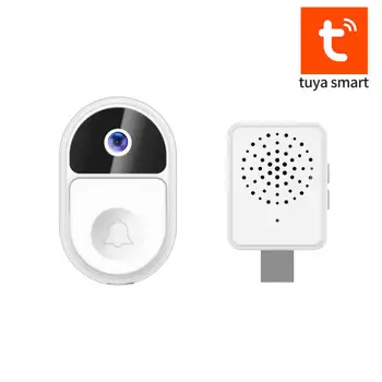 Новый Видеодомофон Tuya WiFi Открытый IP65 Водонепроницаемый Беспроводной Домофон Камера С батарейным питанием Умный Домофон Дверной Звонок Securi