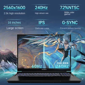Новый Оригинальный Красочный Игровой ноутбук General Star X16 Pro 23 i7-13700H/I9-13900H RTX4060, 16-дюймовый Киберспортивный ноутбук с частотой 240 Гц 2,5 K