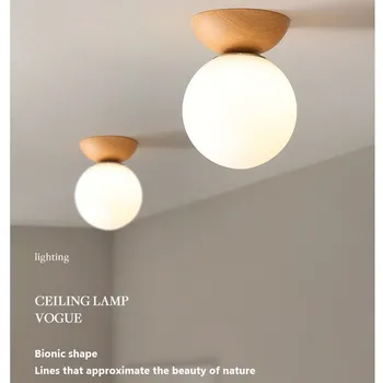 Современный стеклянный подвесной светильник цвета грецкого ореха, светодиодный настенный светильник для кухни, гостиной, Спальни, столовой, кабинета, домашнего декора