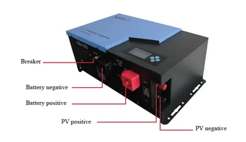Солнечные инверторы Mppt 6 кВА Автономная гибридная ЖКинверторная плата с контроллером зарядного устройства для системных приборов