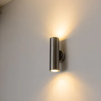 Украшение дома, светодиодное настенное освещение, современный настенный светильник IP65, уличный садовый фон, настенный светильник с точечным светодиодом GU10
