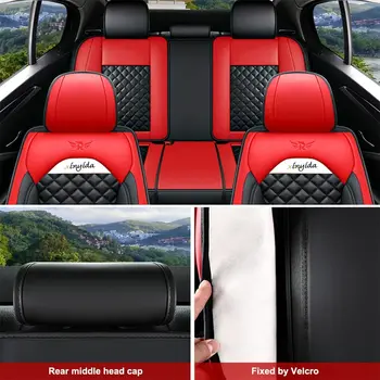 Чехол для автокресла, полный комплект Для Volvo V70 1997-2016, Кожаная Роскошная Защитная подушка для сиденья, Аксессуары для интерьера